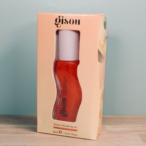 Gisou Honey Infused Lip Oil Mango Passion Punch 8ml 0.27 Fl Oz - Picture 6 of 8